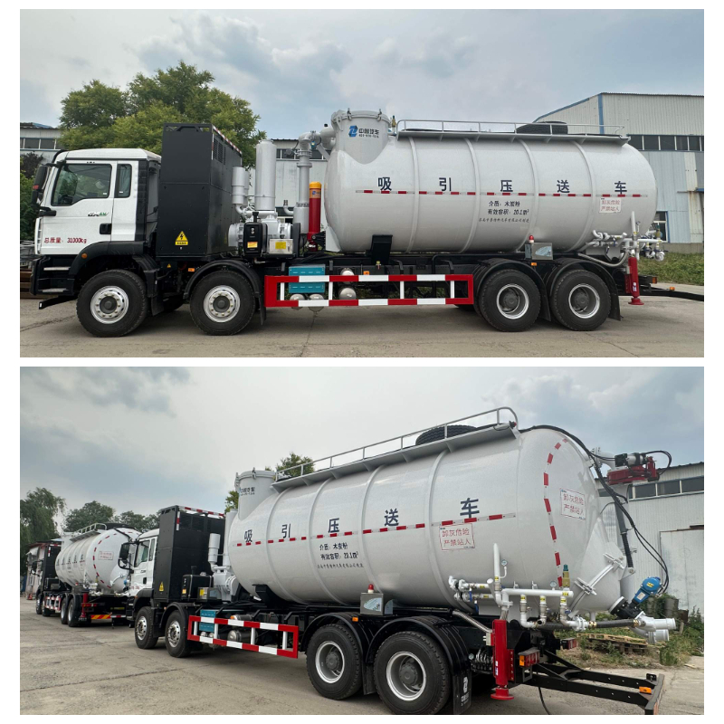 Pure Electric Suction and Pressure Conveying Vehicle