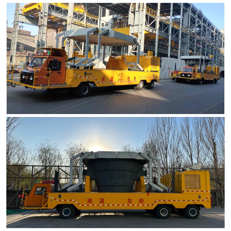 Self-Propelled Slag Pot Transporter Self-Propelled Slag Pot Transporter