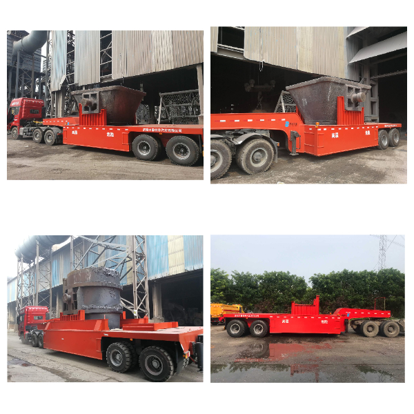 Truck with molten iron Truck with molten iron