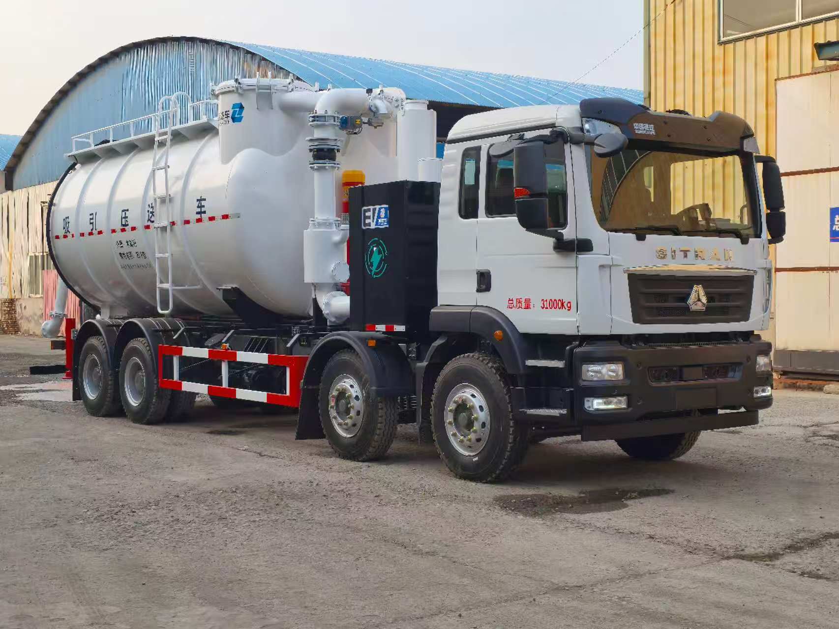 Electric Bulk Powder Vacuum Truck